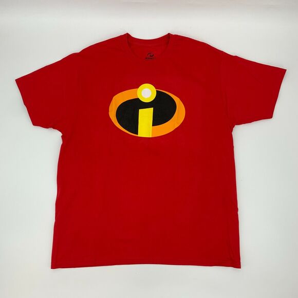 Incredibles 2 Pixar Movie T Shirt Mens S Small Red Short Sleeve 100% Cotton Tee - Picture 2 of 8